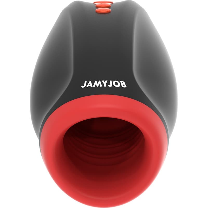 JAMYJOB NOVAX MASTURBÁTOR S VIBRAČNÍ A COMPRESSION detail otvoru